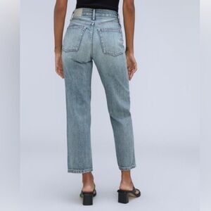 EVERLANE Rigid Way High Straight Leg Jean Blue 24